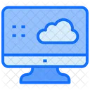 Cloud Computing Internet Icon