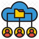 Cloud Database Network Database Network Network Icon