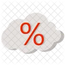 Cloud Interest Percentage Icon