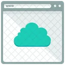 Cloud Webpage Window Icon