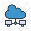 Cloud Server Sharing Icon