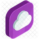 Cloud Isometric Icon