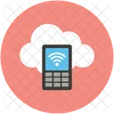 Cloud Online Mobile Icon