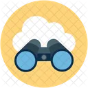 Cloud Binocular Search Icon