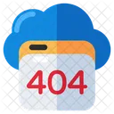 Cloud 404 Error Web Error Web Alert Icon