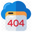 Cloud 404 Error  Icon