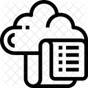 Cloud Document File Icon
