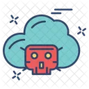 Cloud Hack Virus Icon
