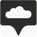 Cloud Tag Place Icon