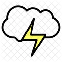 Cloud Thunder Bolt Icon