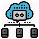 Cloud Server Data Icon