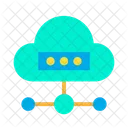Online Data Online Data Storage Cloud Connection Icon