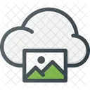Cloud Image Computing Icon