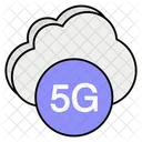 Cloud 5 G Network  Icon