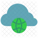 Cloud Internet Network Circuitry Weave Icon