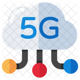 Cloud 5g Network  Icon