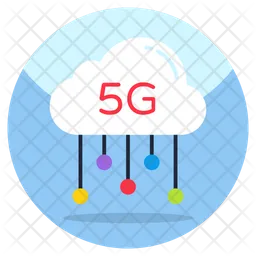 Cloud 5g Network  Icon