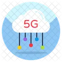 Cloud 5g Network  Icon
