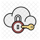 Cloud Service Lock Icon