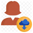 Cloud Software User Icon