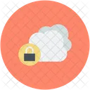 Cloud Computing Safety Icon