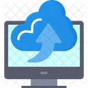 Cloud Computing Laptop Icon
