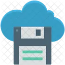 Cloud Computing Floppy Icon