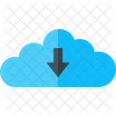 Cloud Connected Home Icon