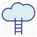 Cloud Stairs Success Icon