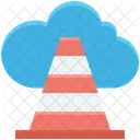 Cloud Cone Traffic Icon
