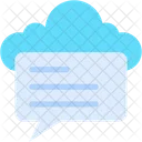 Cloud Chat Box Speech Icon