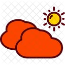 Cloud Warm Weather Icon