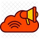 Cloud Clouded Advertising Icon
