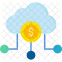 Cloud Business Cash Icon