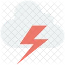 Cloud Thunder Cloudy Icon