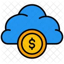 Cloud Coin Money Icon