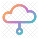 Cloud Computer It Icon