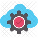 Cloud Cog Gear Icon