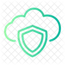 Cloud Data Protection Security Icon