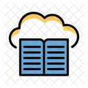 Cloud Book Education Icon