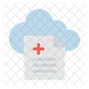 Cloud Medical Report Icon