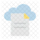 Cloud File Computing Icon
