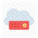 Cloud Server Device Icon