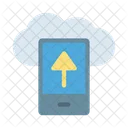 Cloud Upload Uparrow Icon