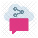 Cloud Sharing Technology Icon