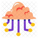 Cloud Computing Digital Icon
