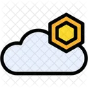 Cloud Nft Digital Currency Icon