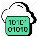 Cloud Binary Code Icon