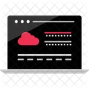 Cloud Server Save Icon