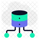 Computing Cloud Network Icon